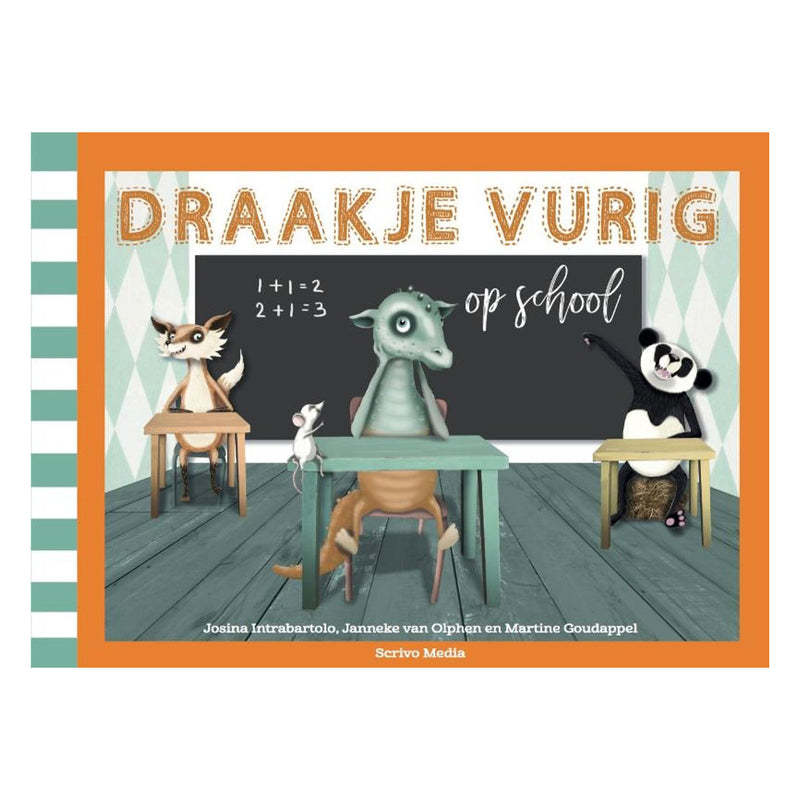 Afbeelding laden in galerijviewer, Centraal boekhuis draakje vurig op school
