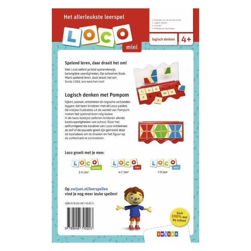 Afbeelding laden in galerijviewer, Wpg uitgevers mini loco rompompom pakket logisch nadenken (4-6 jaar)
