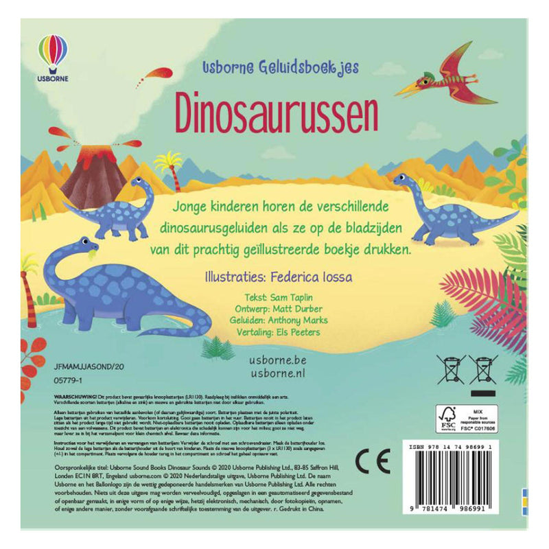Afbeelding laden in galerijviewer, Wpg uitgevers geluidenboek dinosaurussen
