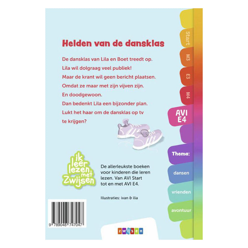 Afbeelding laden in galerijviewer, Wpg uitgevers zwijsen boek avi e4 helden van de dansklas
