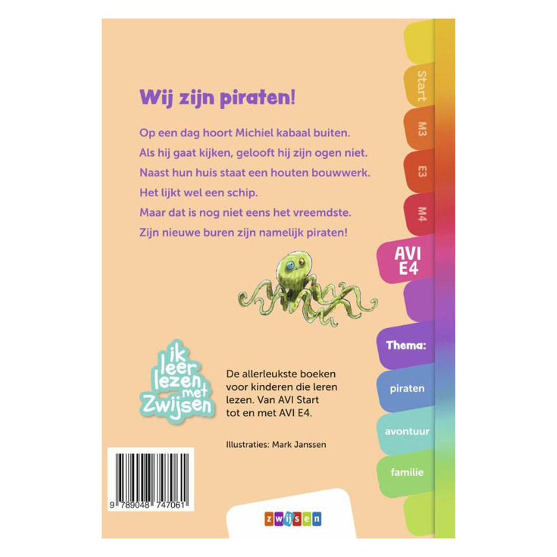Afbeelding laden in galerijviewer, Wpg uitgevers zwijsen boek avi e4 wij zijn piraten!
