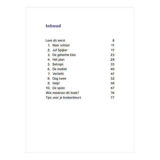 Wpg uitgevers de geheime klas - avi m4