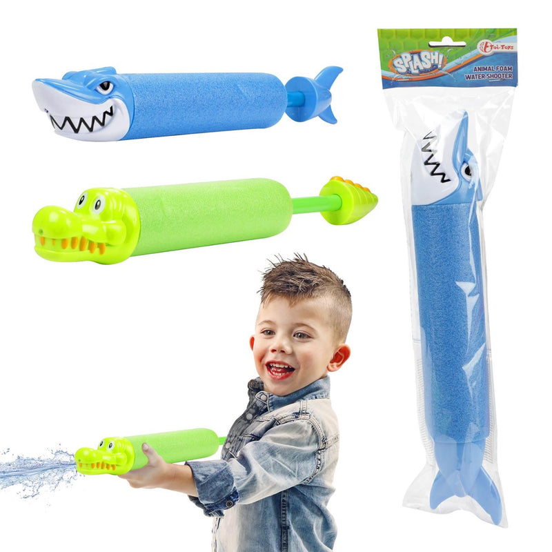 Afbeelding laden in galerijviewer, Toi-toys toi toys splash waterspuiter waterpistool lang haai of krokodil
