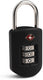 Pacsafe prosafe 1000-tsa kofferslot 3 cijferig-reisslot-bagageslot-usa bagageslot-zwart (black)