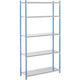 Basiselement arno space 100x60x200cm blauw lichtgrijs