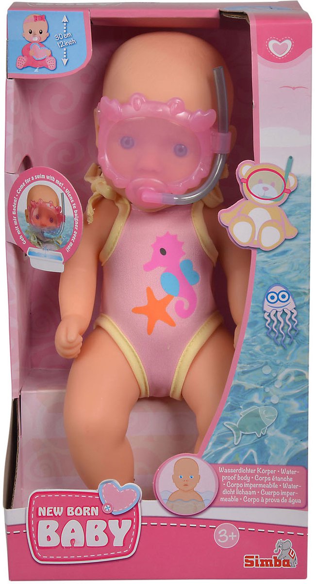 Afbeelding laden in galerijviewer, New born baby badpop
