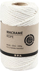 Creativ company macramékoord 4 mm 55 m off-white