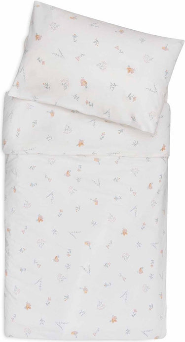Jollein - dekbedovertrek met sloop 100x140cm - dekbed ledikant, dekbedovertrek baby - lovely birds