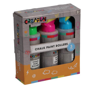 Afbeelding laden in galerijviewer, Creafun stoepkrijt rollers 3 stuks oudoor | 6 stuks
