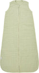 Meyco baby uni baby zomerslaapzak - pre-washed hydrofiel - soft olive - 110cm - 0.5 tog