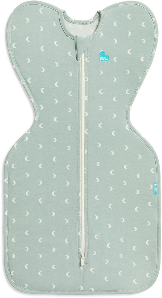 Love to dream ™ babyslaapzak swaddle up™ - inbakeren - baby 3-6 maanden - 6-8.5 kg - all season - olive moon