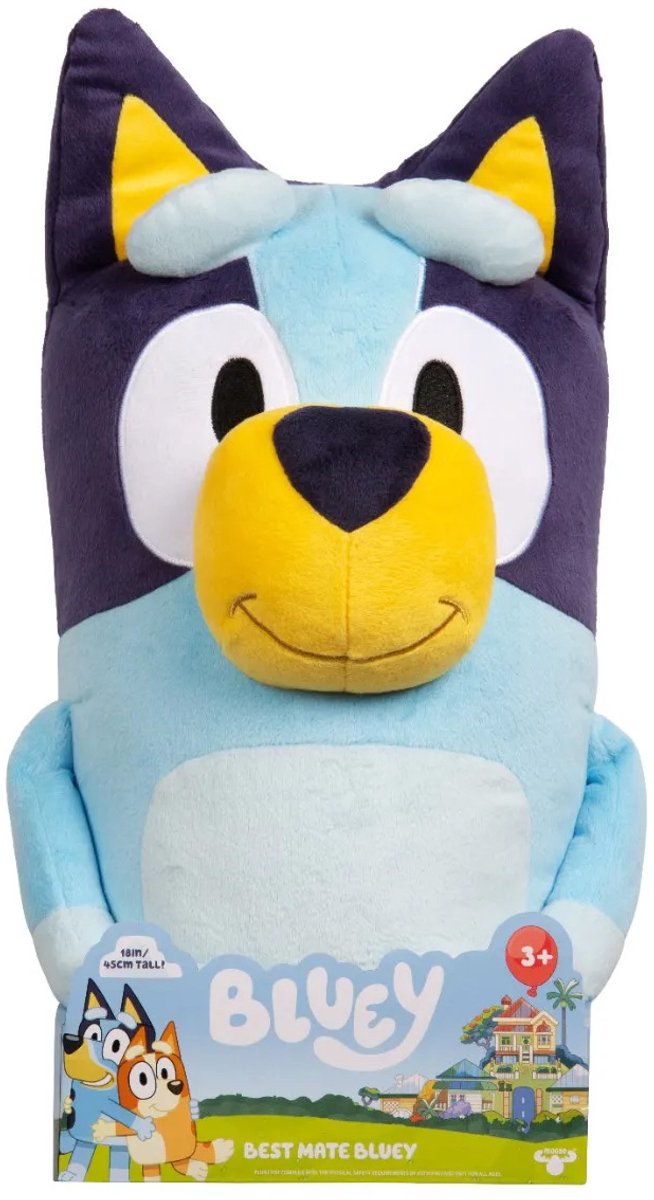 Afbeelding laden in galerijviewer, Moose toys bluey jumbo pluchen knuffel, 46cm

