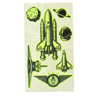 Creative craft group grafix glow in the dark tattoos