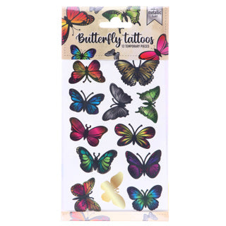Afbeelding laden in galerijviewer, Totum metallic tattoos - vlinders
