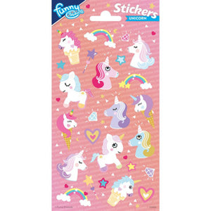 Totum stickervel eenhoorn