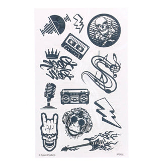 Afbeelding laden in galerijviewer, Tattoos rock muziek | 10 stuks

