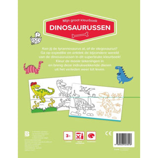 Afbeelding laden in galerijviewer, Boek groot kleurboek dinosaurussen | 2 stuks
