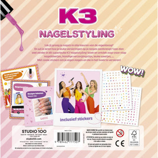 Afbeelding laden in galerijviewer, Studio 100 k3 doeboek - nageldesign
