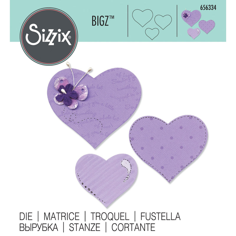 Afbeelding laden in galerijviewer, Sizzix • bigz die hearts
