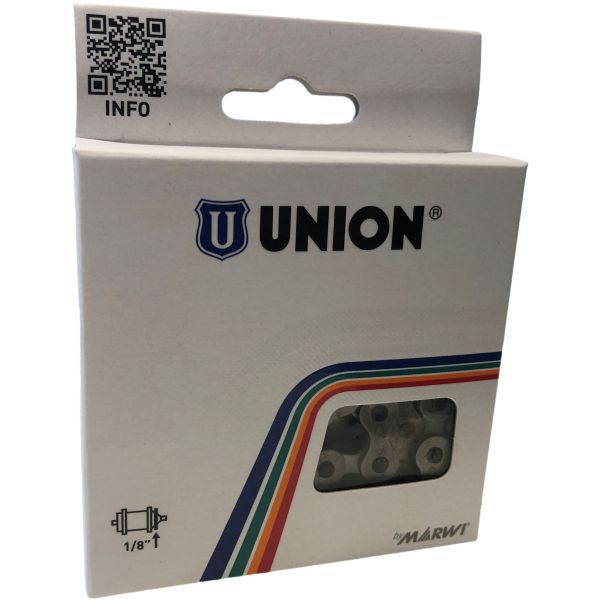 Afbeelding laden in galerijviewer, Union 410H Fietsketting 1 2x1 8x112 Zwart
