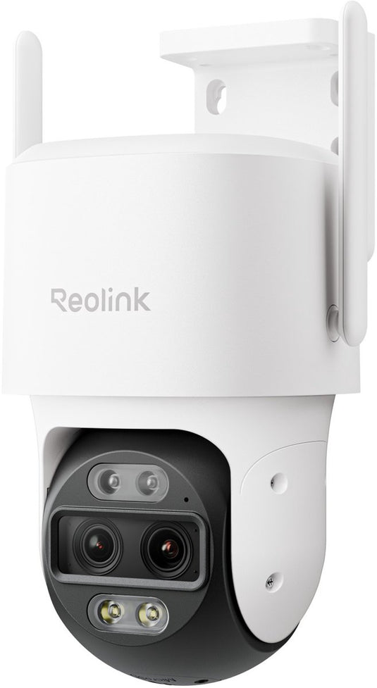 Reolink 4k dual-lens buitencamera - 2,4 5 ghz wifi - automatische zoom tracking - pan tilt - ai-video zoeken - trackmix series w760