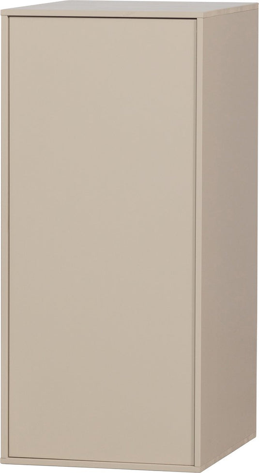 Vtwonen daily kast single - grenenhout - dakargrau grijs - 110x50x58 cm