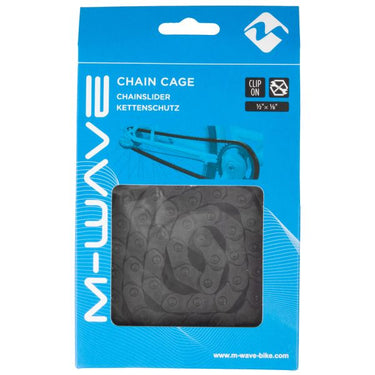 Messingschlager m-wave chain cage zwart voor single speed 1 2 x 1 8