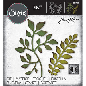 Sizzix • tim holtz bigz die garden greens