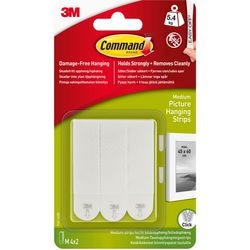 Foto ophangstrips command medium zelfklevend 4 stuks