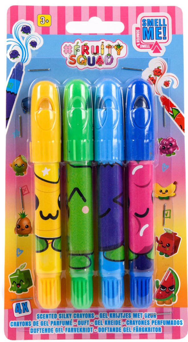 Afbeelding laden in galerijviewer, Fruitysquad - geur krijtstiften - 4 st.
