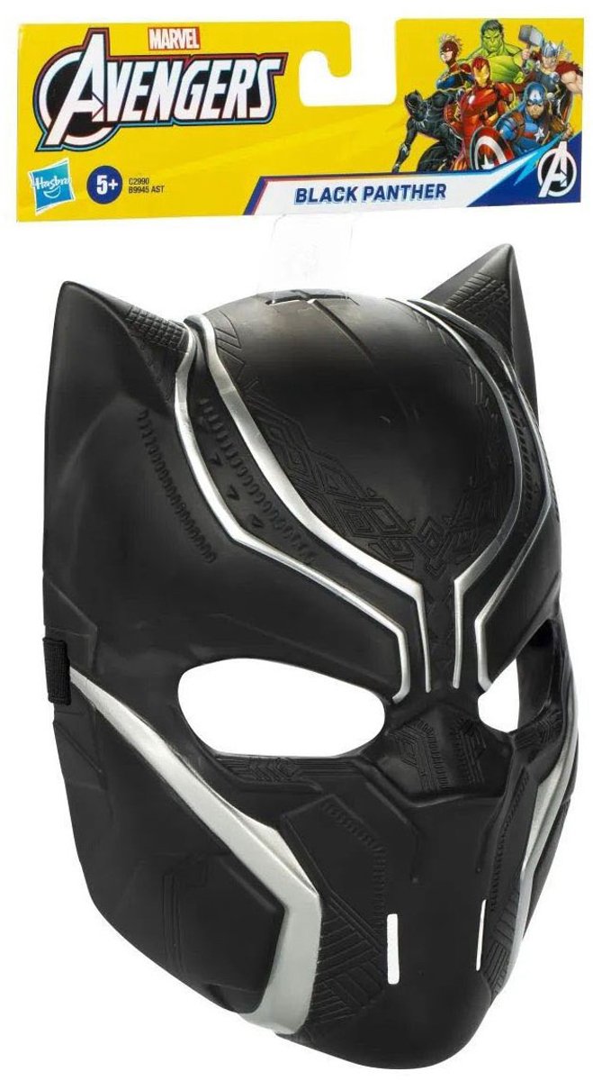 Afbeelding laden in galerijviewer, Hasbro marvel avengers black panther masker
