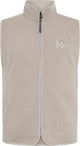 Didriksons tino usx vest unisex outdoorjas - ash brown