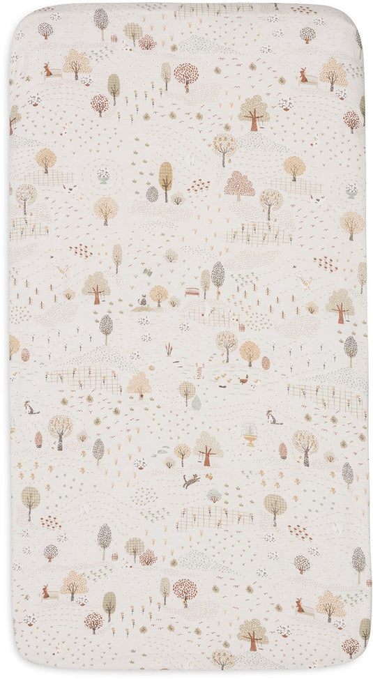 Jollein hoeslaken wieg - 40 50x80 90cm - jersey - tiny park