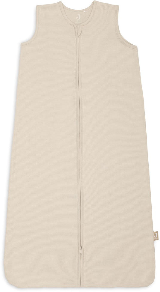 Jollein slaapzak baby mouwloos 70cm - jersey - little waffle sand