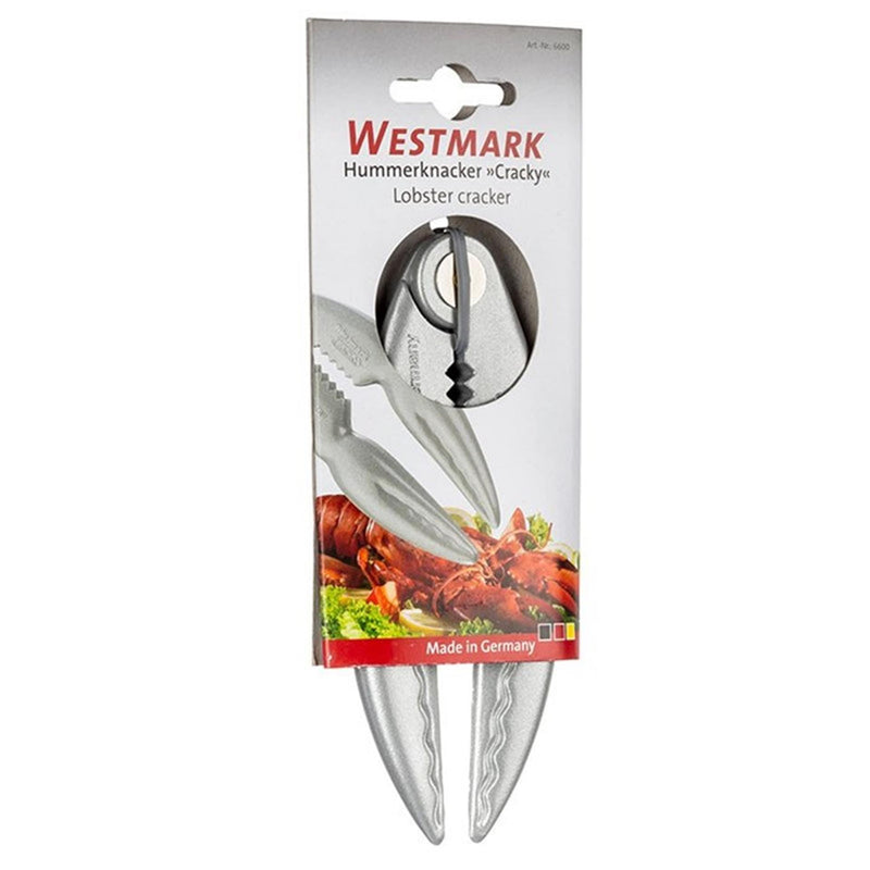 Afbeelding laden in galerijviewer, Westmark kreeftenkraker, aluminium, speciale voedselveilige coating, lengte: 14,4 cm, cracky, zilver, 66002270
