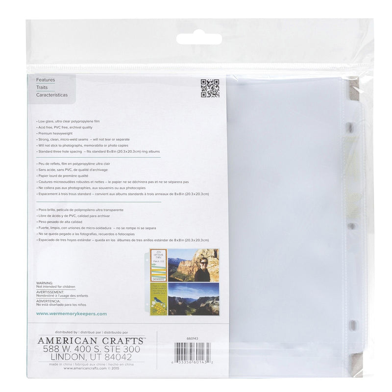 Afbeelding laden in galerijviewer, We r makers • page protectors 21,6x21,6cm ring
