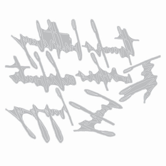 Sizzix • handwritten celebrate by tim holtz