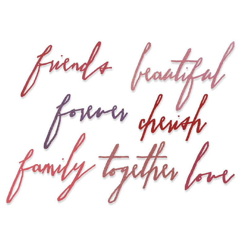 Afbeelding laden in galerijviewer, Sizzix • handwritten love by tim holtz
