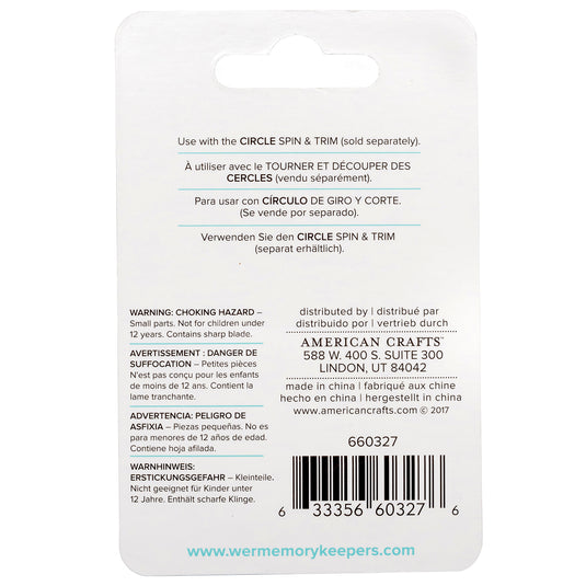 We r makers • circle spin trimmer refill blades 2stuks