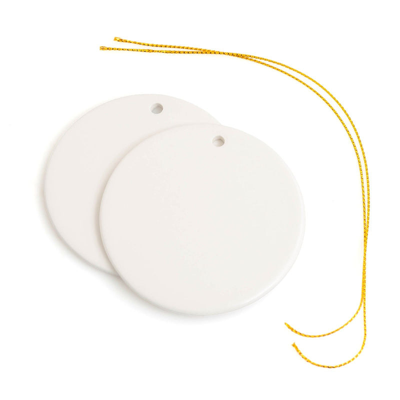 Afbeelding laden in galerijviewer, We r makers • transfer blank ornament circle 2pcs
