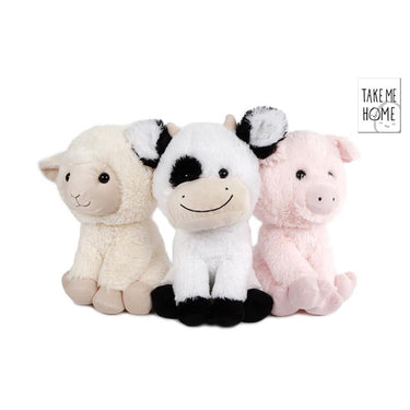 Take me home boerderij dier pluche 30cm