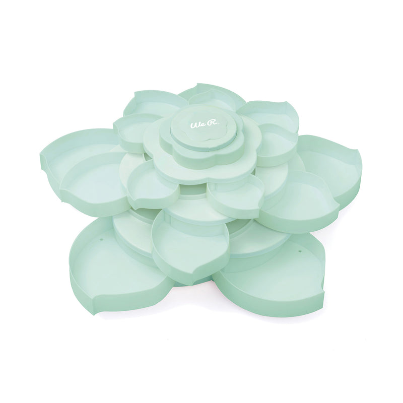 Afbeelding laden in galerijviewer, We r makers • embellishment storage bloom mint 28,70x28,70x16,51cm
