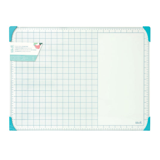 We r makers • mixed media glass mat