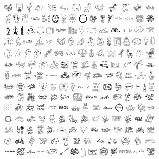 We r makers • foil quill usb design icons