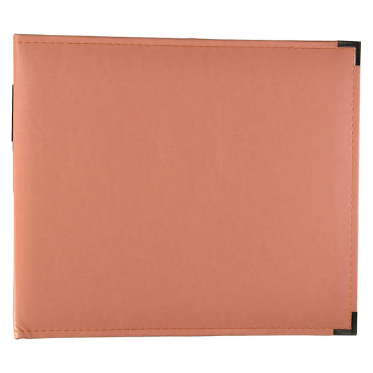 We r makers • classic leather ring album coral 30,5x30,5cm