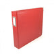 We r makers • classic leather ring album real red 30,5x30,5cm