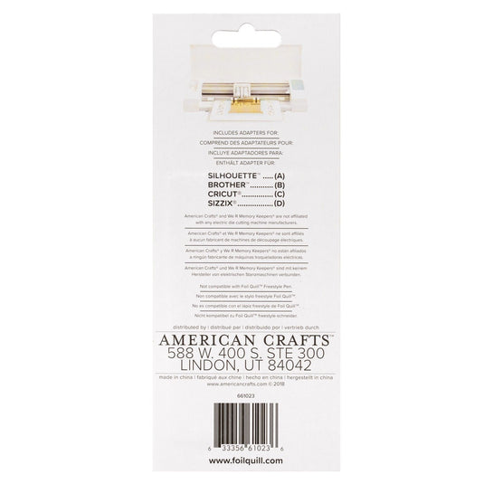 We r makers • foil quill tool adapter kit 4pieces