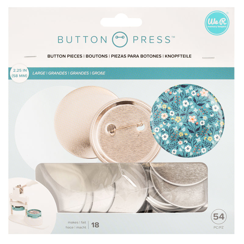 Afbeelding laden in galerijviewer, We r makers • button press refill pack large badges ø58mm
