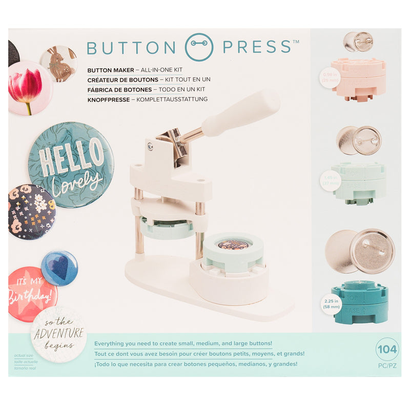 Afbeelding laden in galerijviewer, We r makers • button press bundle all-in-one kit
