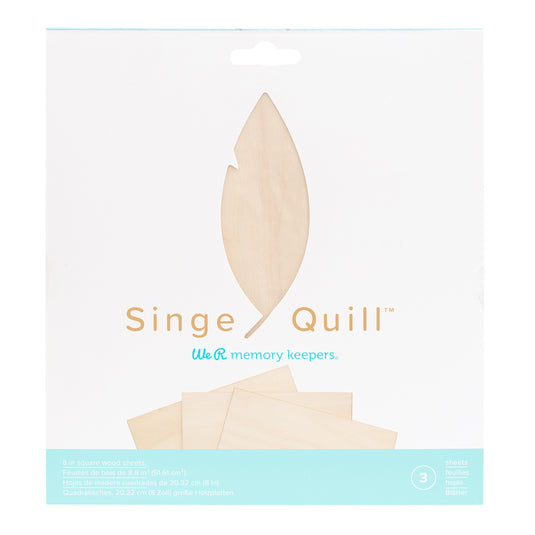 We r makers • singe quill wood veneer sheets